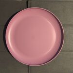 Plate (plastic, deep pink)